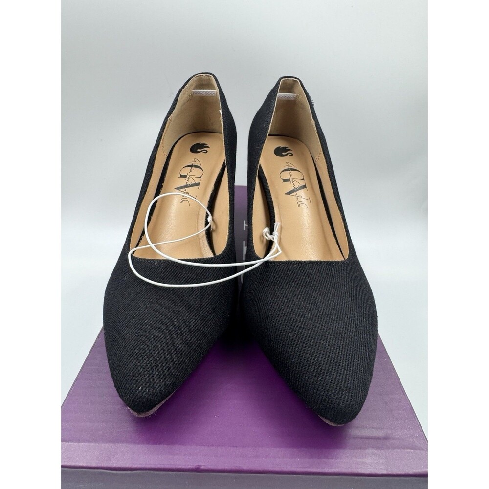 New Gloria Vanderbilt Women's Marilyn Pumps Black Closed Toe Heels Sz 6.5 Shoes - Picture 2 of 16